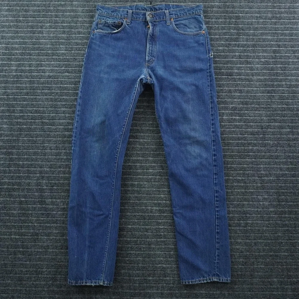 Levi's 505 Jeans Mens 35x31 Blue Vintage 70s Single Stitch Talon 42 Zipper